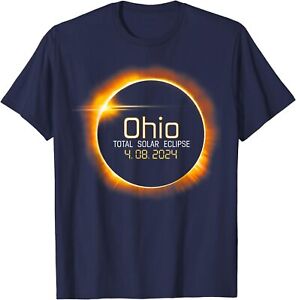 Total Solar Eclipse 2024 Ohio State Special Theme Unisex T-Shirt