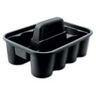 Deluxe Janitorial-Housekeeping Carry Cleaning Caddy, Black