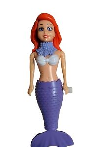 Mermaid Princess Purple w/RedHair Wind Up Toy Bath Toy