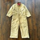 VTG 70s CARHARTT Duck Quilt Coveralls Small 996Q USA overalls Double Knee 80s