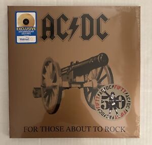 New ListingAC/DC - For Those About to Rock - 50th Anniversary Gold Vinyl - New & Sealed