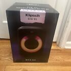 Klipsch GIG XL Portable Rechargeable Bluetooth Party Speaker with Microphone LED