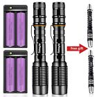 990000LM Super Bright LED Tactical Flashlight Rechargeable Torch