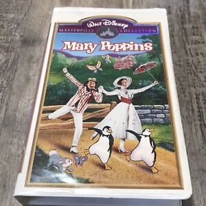 Vintage VHS Mary Poppins Disney Masterpiece Collection Clamshell Rare