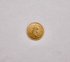 Gold Coin 1/2 Escudo 1756 M JB (Spain, Ferdinand VI) Madrid Mint. Antique. AU