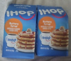 Lot of 2 11oz IHOP Buttery Syrup Flavored Ground Coffee Arabica Coffee Beans NEW