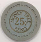 Money Tree Casino Reno Nevada 25 Cent Chip 1969
