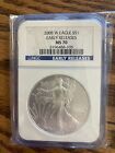 2008 - W $1 American Silver Eagle NGC - MS - 70 Early Release