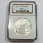 2008 P NGC MS70 - Silver $1 Bald Eagle Commemorative Coin #47142A