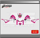 YAMAHA PW 80   GRAPHICS KIT DECALS  Fits Years 1990 - 2023 PINK