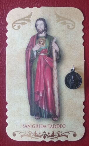 St. Jude Thaddeus Apostle relic 2th class medal - patron saint of desperate case