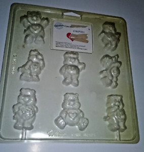 Vintage 1985  Care Bears Chocolate Candy Plastic Mold  8