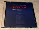 Inception FYC For Your Consideration Rare OOP Oscar Promo Score CD Hans Zimmer