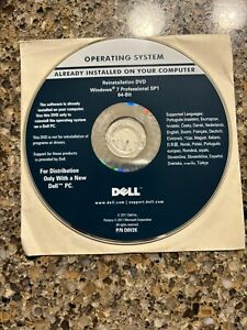 Dell Windows 7  Professional Premium SP1 64-Bit Reinstallation DVD