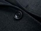 Ermenegildo Zegna 42R Cashmere & Silk Sport Coat Thick Flannel Charcoal