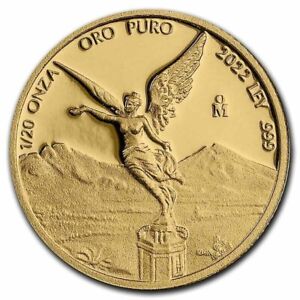 2019 1/20 Oz Mexican Gold Proof Libertad Coin