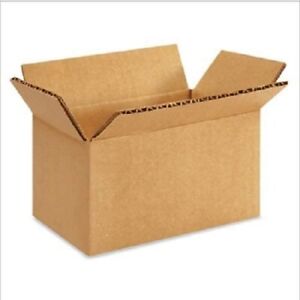 100 6x4x4 Cardboard Paper Boxes Mailing Packing Shipping Box Corrugated Carton