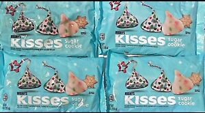 Hershey's Kisses Sugar Cookie Flavored White Cream Candy (Lot of 4) BB11/23 New
