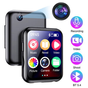 Bluetooth 5.4 HiFi MP3 Lossless Music Player FM Radio Voice Recorder with Camera