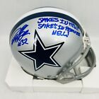 Sam Horrigan Signed Autographed Cowboys “Little Giants” Mini Helmet Spike  BAS
