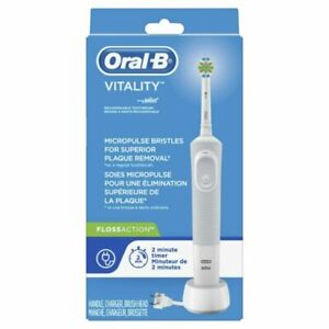 New ListingOral-B Vitality Floss Action Rechargeable Electric Toothbrush - White