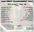 Karaoke - Sound Choice #8418 - CD+G CDG - 50's & 60's - Vol 10 - 15 Songs