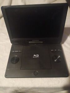 SLYVANIA Portable Blu-ray DVD Player Swivel Screen No Charger No Remote Tested