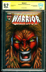 Warrior #1 CBCS 9.2 SS Signed by Ultimate Warrior Gold Variant WWF WWE CGC Comic
