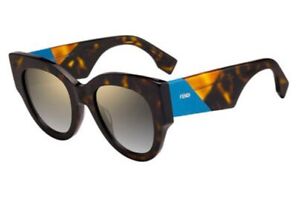 FENDI Women's FF0264/S 51mm Sunglasses Authentic