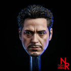 1/6th Iron Man Tony Stark Head Sculpt Carving Avengers for 12
