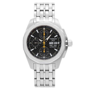 Tissot T-Sport PRC 100 Steel Black Dial Automatic Mens Watch T008.414.11.201.00