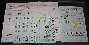 1/48 DECAL lot- A-10 WARTHOG EXPERTS CHOICE 29 &SUPERSCALE 910 ***NOTE-9? OPTION