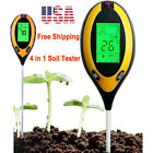 New Listing4 in 1 LCD Digital Soil Tester PH Water Moisture Temperature Sunlight Test Meter