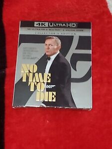 No Time to Die Collector's Edition 4K Ultra HD Blu-ray with Slipcover BRAND NEW