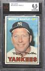 1967 Topps #150 Mickey Mantle BVG 6.5