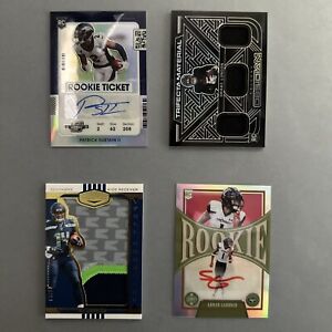 New Listing💥(4) Card NFL Star Auto Jersey Patch Lot💥Big Names, Awesome Premium Cards💥