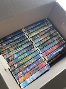 Walt Disney VHS Tapes A Lot 52 Pieces All Different Movies