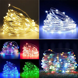 20/50/200 LED Fairy String Lights Christmas Tree Home Party Xmas Decor w/ Remote
