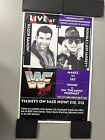 WWF ACTION 1994 Event Poster Razor Ramon Jeff Jarrett Sonoma City