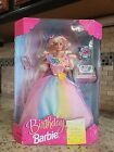 1997 Birthday Barbie Blonde Doll  Rainbow Shimmer Dress Mattel 18224 NIB!