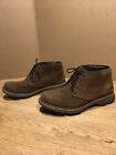 Dunham Men’s Brown Leather Suede Chukka Boots Size 9.5