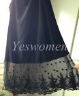 Womens Camisole Long Tank Top Extender Lace Shirt Trim Layering Tank Extenders