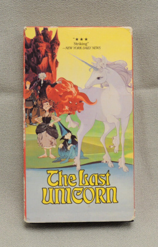 New ListingThe Last Unicorn VHS Tape Alan Arkin Jeff Bridges Mia Farrow ITC 1982