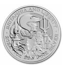 New Listing2024 Great Britain 1 oz Silver Britannia and Liberty Coin BU