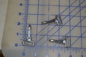 *LOT OF 3 snap clasp hook clip 2