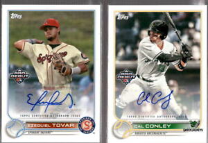 2022 Topps Pro Debut Prospect Autograph Auto - You Pick From A List