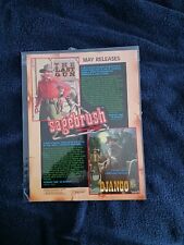 VHS SPAGHETTI WESTERN. DJANGO. THE LAST GUN. AD SLICK. MAGNUM ENTERTAINMENT.