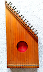 Vintage Citara Didactica 15 String Lap Harp made in Columbia 16 3/4
