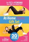 AT HOME FITNESS GIFT SET 20 DVD Set New Dancercise Kettlebell Kickboxing Yoga