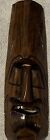 Vintage 22” Wooden Tiki Mask Hand Carved Folk Art Hawaiian
